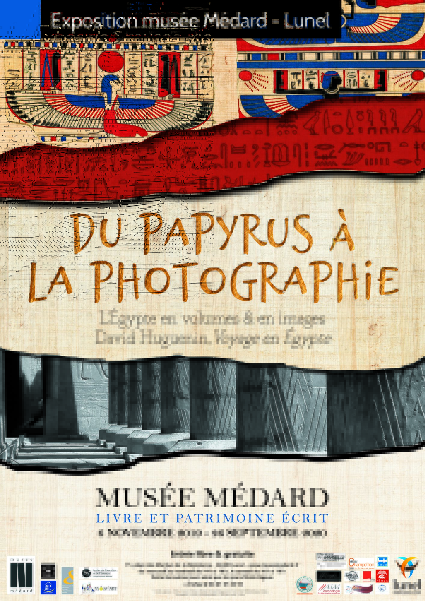 Affiche exposition Egypte musée Médard