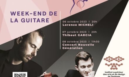 Toulouse : la saison de Toulouse Guitare s’ouvrira sur un week-end musical du 6 au 8 octobre