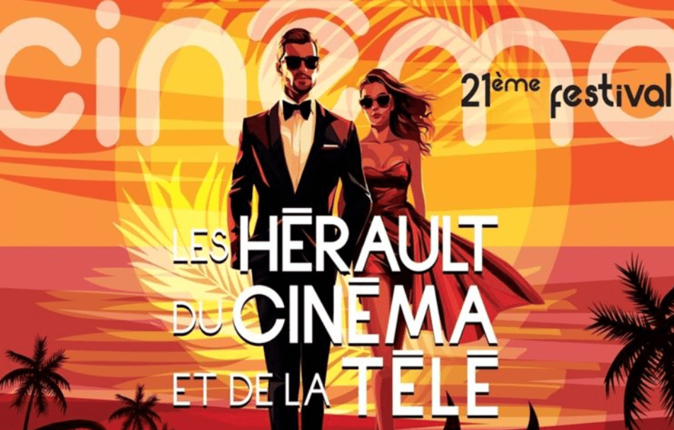 Visuel Les Hérault du Cinéma et de la Télé © Direction de la Communication de la Ville d'Agde