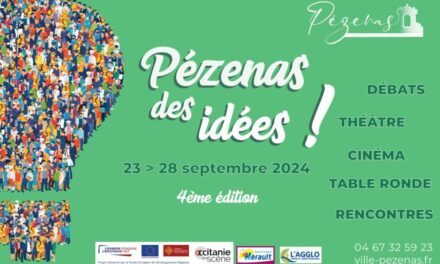 Pézenas : le festival « Pézenas des idées » de retour pour une troisième édition du 23 au 28 septembre