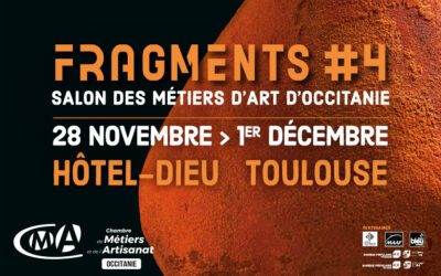 Toulouse : les métiers d’art s’exposeront lors de la 4e édition du salon Fragments #, du 28 novembre au 1er décembre