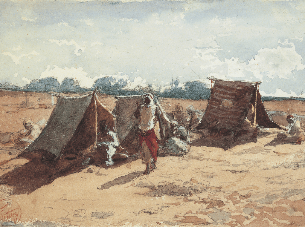 Mariano FORTUNY Y MARSAL - Campement arabe, 1862 © Musée Goya Castres