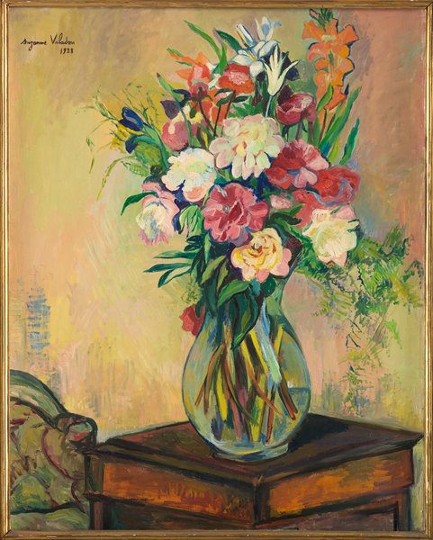 Suzanne Valadon, Bouquet de roses, iris et glaïeuls, 1928 - © Musée Albert-André, Bagnols-sur-Cèze / RMN Grand Palais – Benoît Touchard