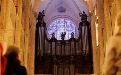 Toulouse : Jean-Michel Othoniel signe la rosace du massif de occidental et de l’enfeu de la Basilique St-Sernin