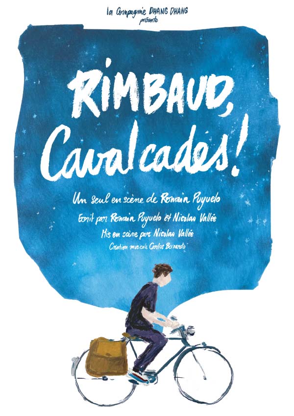 Affiche du spectacle Rimbaud Cavalcade © Cie Dhang dhang 